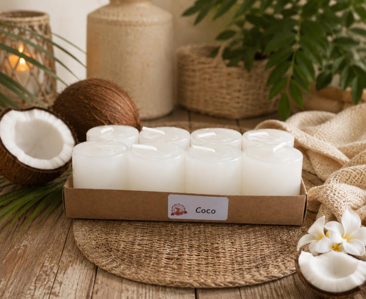 Velas aroma Coco